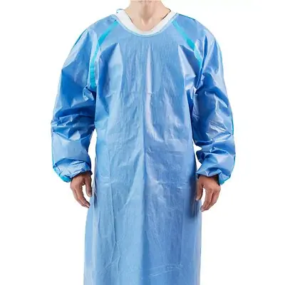 Cardinal - 9200U Chemotherapy Procedure Gown Cardinal Health™ One Size Fits Most Blue NonSterile AAMI Level 4 Disposable