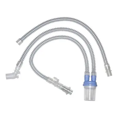 Sunset Healthcare - VC1004P Ventilator Circuit Sunset Healthcare Solutions Corrugated Tube 24 Inch Tube Single Limb Pediatric Without Breathing Bag Single Patient Use