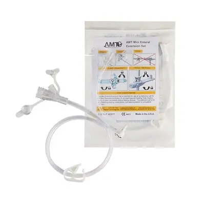 Applied Medical Technology Inc - 6-1222 AMT Right Angle Connector with Y-Port Adapter