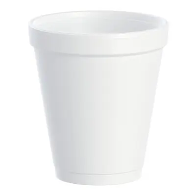 RJ Schinner Co - 8J8 Dart White Styrofoam Drinking Cup