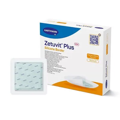 Hartmann - 413924 Zetuvit® Plus Silicone Border Super Absorbent Dressing