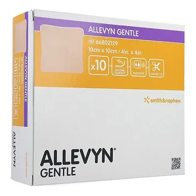 Smith & Nephew - 66802129 Allevyn Gentle Border Silicone Foam Dressing