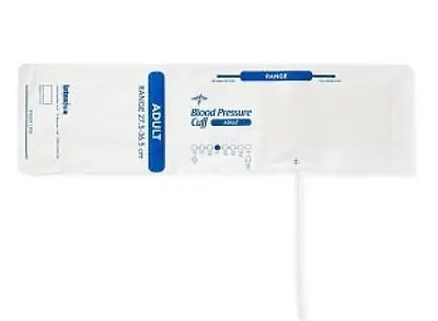 Medline - MDS9913HPLCS Single Patient Use Blood Pressure Cuff Medline Arm Soft Fabric Cuff Adult Long Cuff