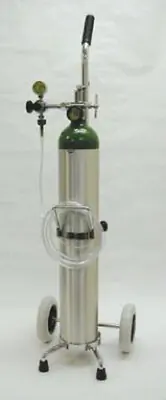 Mada Medical Products - 1630-15E Oxygen Kit on Cart (Empty) Mada Medical Size E Aluminum
