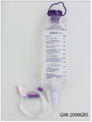 Generica Medical International - GMI2000GBS Generica Gravity Feeding Bag Set with ENFit® Connector