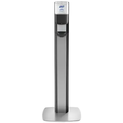 GOJO - 7318-DS-SLV Hand Hygiene Dispenser Purell® Messenger® ES8 Graphite ABS Plastic Automatic 1200 mL Floor Stand