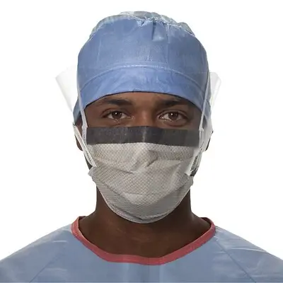 O&M Halyard Inc - 62114 FluidShield® Surgical Mask with Eye Shield