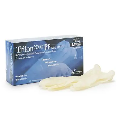 McKesson Brand - 25-950 Trilon 2000® PF with MC3® Stretch Vinyl Exam Glove
