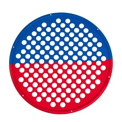 Fabrication Enterprises - 10-0859 Hand Flexion Exerciser Cando® Web Large Red / Blue Light / Heavy