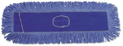 Essendant Co-United Stationers - BWK1124 Dust Mop Pad Boardwalk® Looped-end Blue Cotton / Synthetic Fiber Reusable