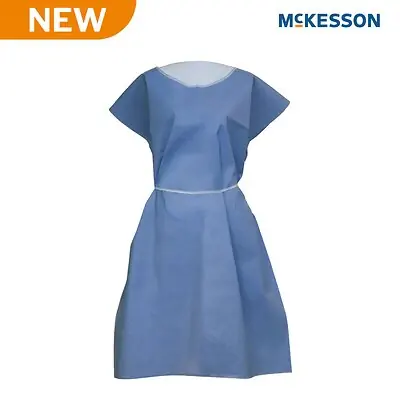 McKesson Brand - 16-EGNWTB7-XXXL McKesson SMS Fluid Resistant Exam Gown