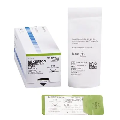 McKesson Brand - S699GX McKesson Suture with P-13 Needle