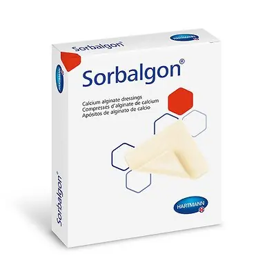 Hartmann - 49230001 Alginate Dressing Sorbalgon® Calcium Alginate / Polysorbate 4 X 8 Inch Rectangle