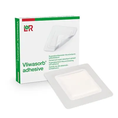 Lohmann & Rauscher - 136997 Super Absorbent Dressing Vliwasorb® Rectangle 6 X 8 Inch Without Border Sterile