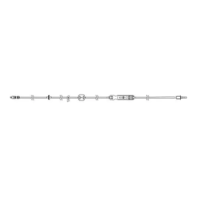 Eitan Group North America - 12003-000-0070 IV Pump Set Sapphire™ Pump Without Ports 20 Drops / mL Drip Rate 0.2 Micron Filter 116 Inch Tubing Solution
