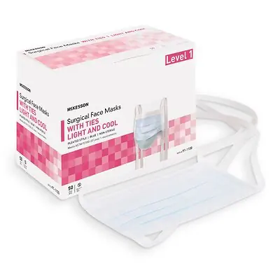 McKesson Brand - 91-1100 McKesson Classic Style Light & Cool Surgical Mask