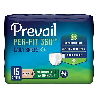 First Quality Products LLC - PFNG-014/1 Prevail® Per-Fit 360°™ Daily Briefs