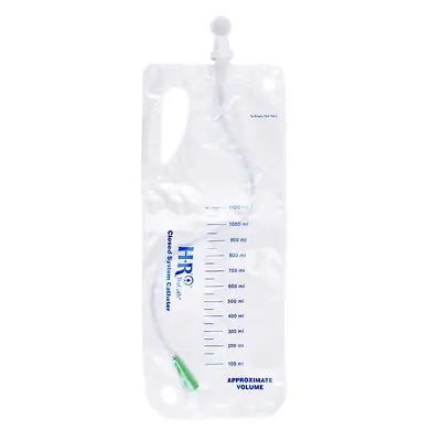 HR Healthcare CSC14 - Intermittent Closed System Catheter TruCath™ Straight Tip 14 Fr. Without Balloon - 1/Each, 100/Case