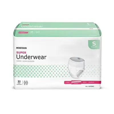 McKesson Brand - UW33843 McKesson Super Moderate Absorbency Incontinence Underwear