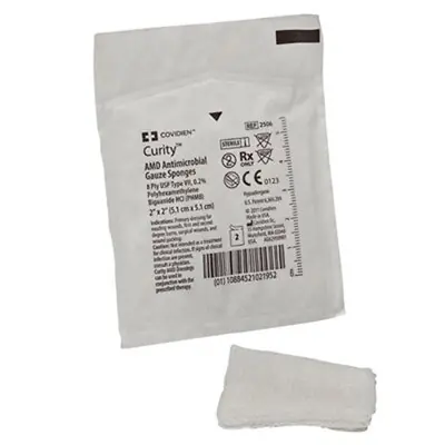 Cardinal - 2506 Curity™ AMD™ Sterile Antimicrobial Gauze Sponge