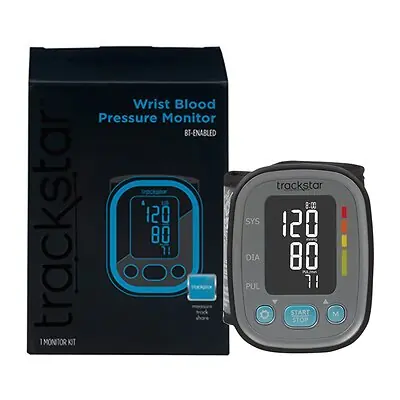 Veridian Healthcare LLC - 302-WS380 Digital Blood Pressure Monitor Trackstar Adult Cuff Wrist Mobile