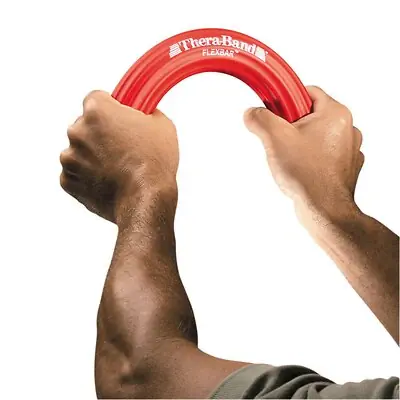 Fabrication Enterprises - 10-1351 Resistance Exercise Bar THERABAND® FlexBar® Red Light