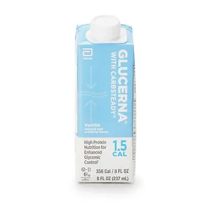 Abbott Nutrition - 64920 Glucerna® 1.5 Cal Vanilla High Protein Nutrition for Enhanced Glycemic Control