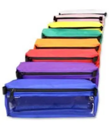 Thomas Transport Packs-EMS - TT127 EMS Pouch Set Blue /Purple / Red / Orange / Green / Yellow / Pink / White 4 X 10-3/4 X 2-1/2 Inch