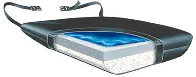 Skil-Care - 754132 Wedge Seat Cushion Skil-Care™ Ultra-Wedge 16 W X 16 L X 4 to 1-1/2 D Inch Foam / Gel
