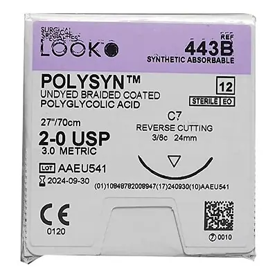 Surgical Specialties - 443B PolySyn™ Suture with Needle