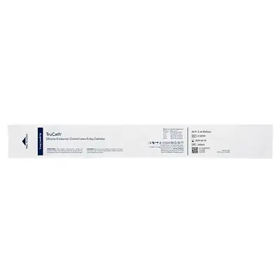 HR Healthcare - LC2010 Foley Catheter TruCath® 2-Way Coude Tip 5 mL Balloon 20 Fr. Silicone Elastomer Coated Latex