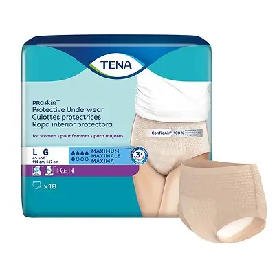 Essity HMS North America Inc - 73030 Tena® ProSkin™ Maximum Absorbent Underwear for Women