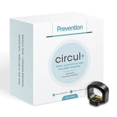 BodiMetrics LLC - O2-88-S Prevention® circul+™ Wellness Monitor Ring