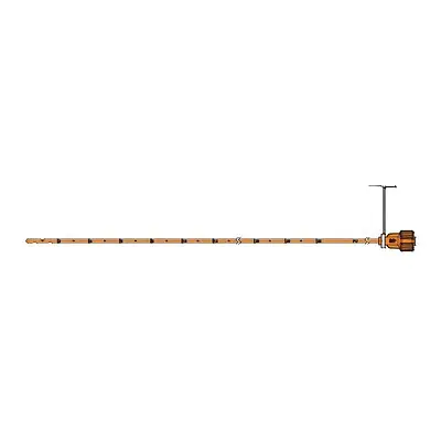 Medela - ENPU2065 Enteral Feeding Tube NuTrio TwistLok™ 6.5 Fr. 20 Inch Tube Polyurethane