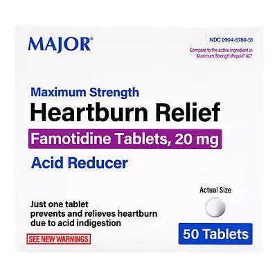 Major Pharmaceuticals - 00904578051 Major® Famotidine Antacid