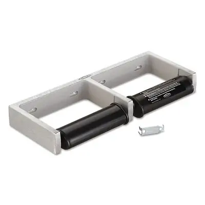 Essendant Co-United Stationers - BOB2740 Toilet Tissue Dispenser Bobrick Satin Finish Cast Aluminum Manual Pull 2 Rolls Wall Mount