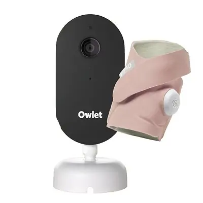 Owlet Baby Care Inc - PS03NWDUSN Baby Monitoring System Owlet® Dream Duo Dusty Rose