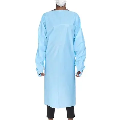McKesson Brand - 18-8576A McKesson Open Back Over-the-Head Protective Procedure Gown
