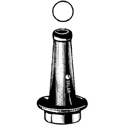 Sklar - 67-6204 Ear Speculum Tip Round Tip Size Medium Chrome Plated Reusable