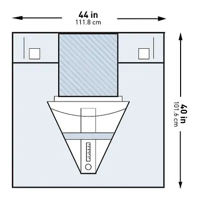 McKesson Brand - 183-I80-14106-S McKesson Sterile Under Buttocks Drape