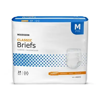 McKesson Brand - BRBRMD McKesson Classic Light Absorbency Incontinence Brief