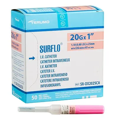 Terumo Medical - SR-OX2025CA Surflo® Peripheral IV Catheter