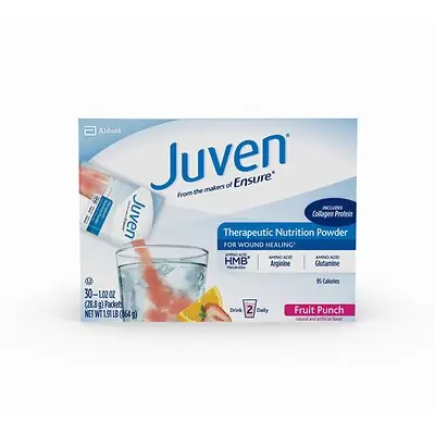 Abbott Nutrition - 66694 Juven® Fruit Punch Therapeutic Nutrition Powder for Wound Healing