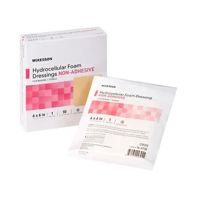McKesson Brand - 16-4738 McKesson Nonadhesive without Border Foam Dressing
