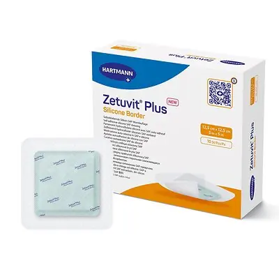 Hartmann - 413902 Zetuvit® Plus Silicone Border Super Absorbent Dressing