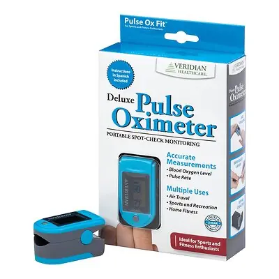 Veridian Healthcare LLC - 11-50D SmartHeart Fingertip Pulse Oximeter for Blood Oxygen Saturation