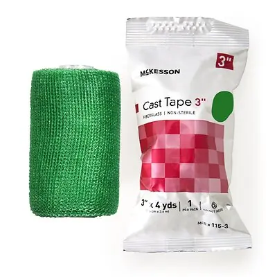 McKesson Brand - 115-3G McKesson Green Cast Tape