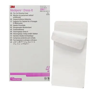 Solventum Corporation - 2957 3M™ Medipore™ Dress-It Dressing Retention Tape with Liner