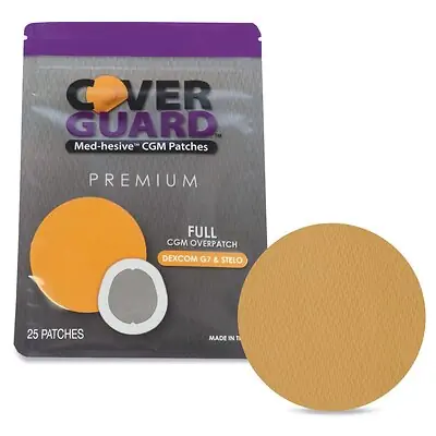 Veridian Healthcare LLC - 101-201T Sensor Overpatch CoverGuard Tan For Dexcom G7 Sensor