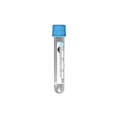 Greiner Bio-One - 454351 VACUETTE® Venous Blood Collection Tube Sodium Citrate Additive 3 mL Pull Cap Polyethylene Terephthalate (PET) Tube